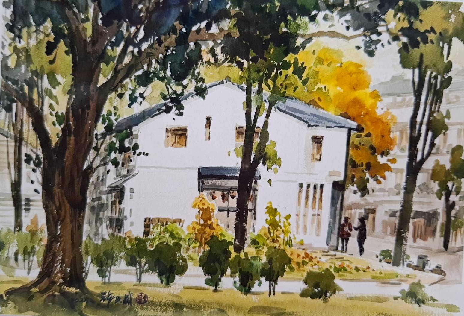 鄉情藝道-許民盛水彩個展