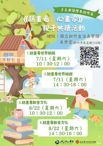 《話畫看．心畫家》多元母語繪本閱讀角/國立新竹生活美學館